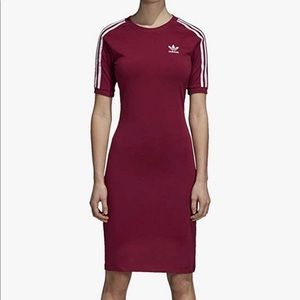 ✨NWT✨ ADIDAS ORIGINALS 3 STRIPE MIDI DRESS